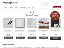 Tablet Screenshot of ceilingconnex.com